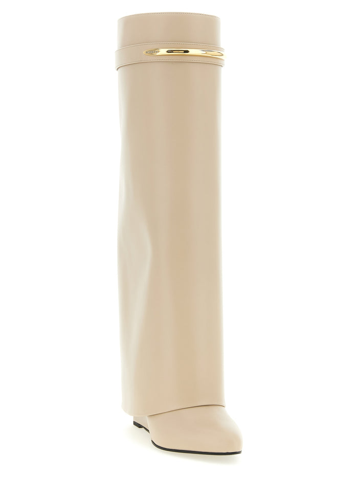 Givenchy 100% Calfskin Leather boot in beige — view 2