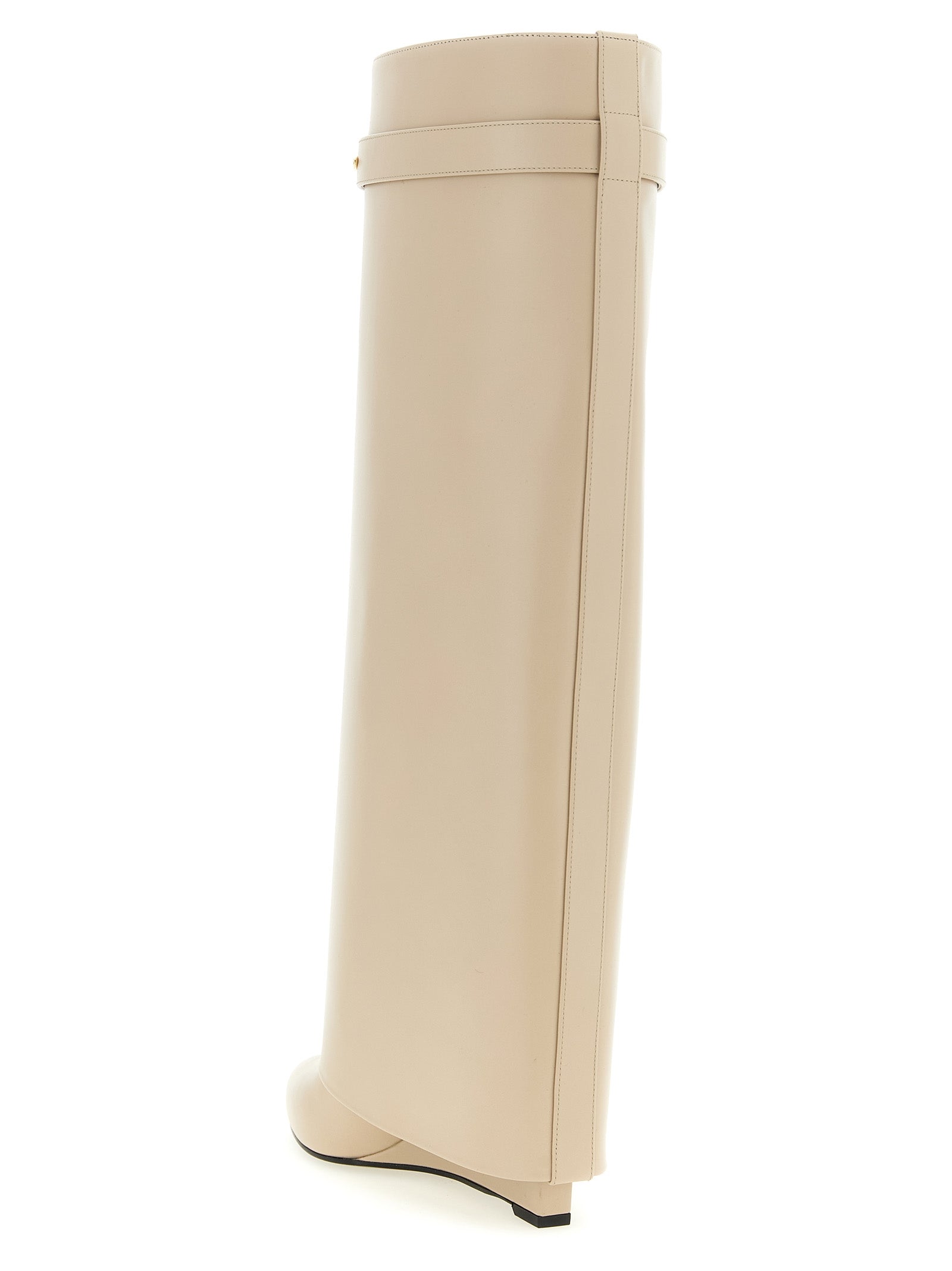 Givenchy 100% Calfskin Leather boot in beige — view 3