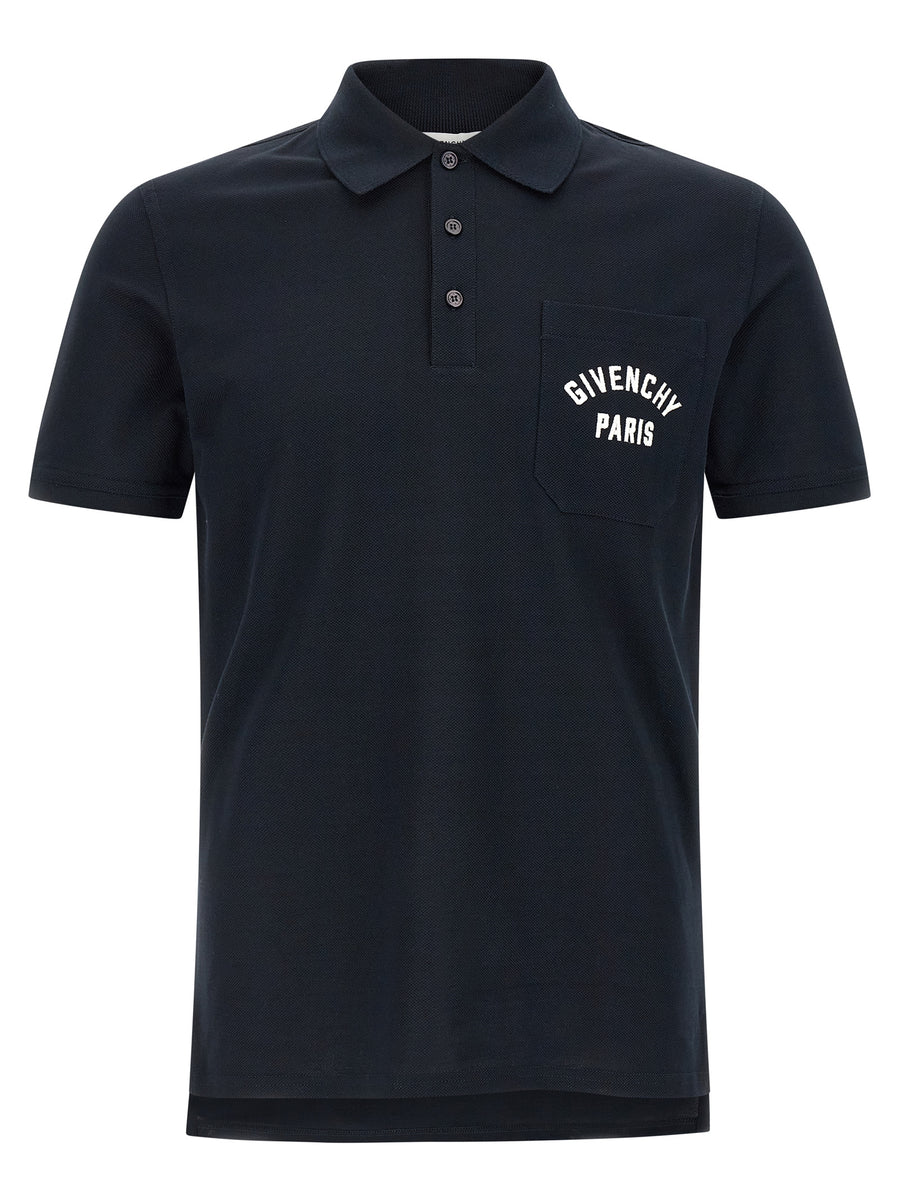 Givenchy 100% Cotton polo shirt in navy