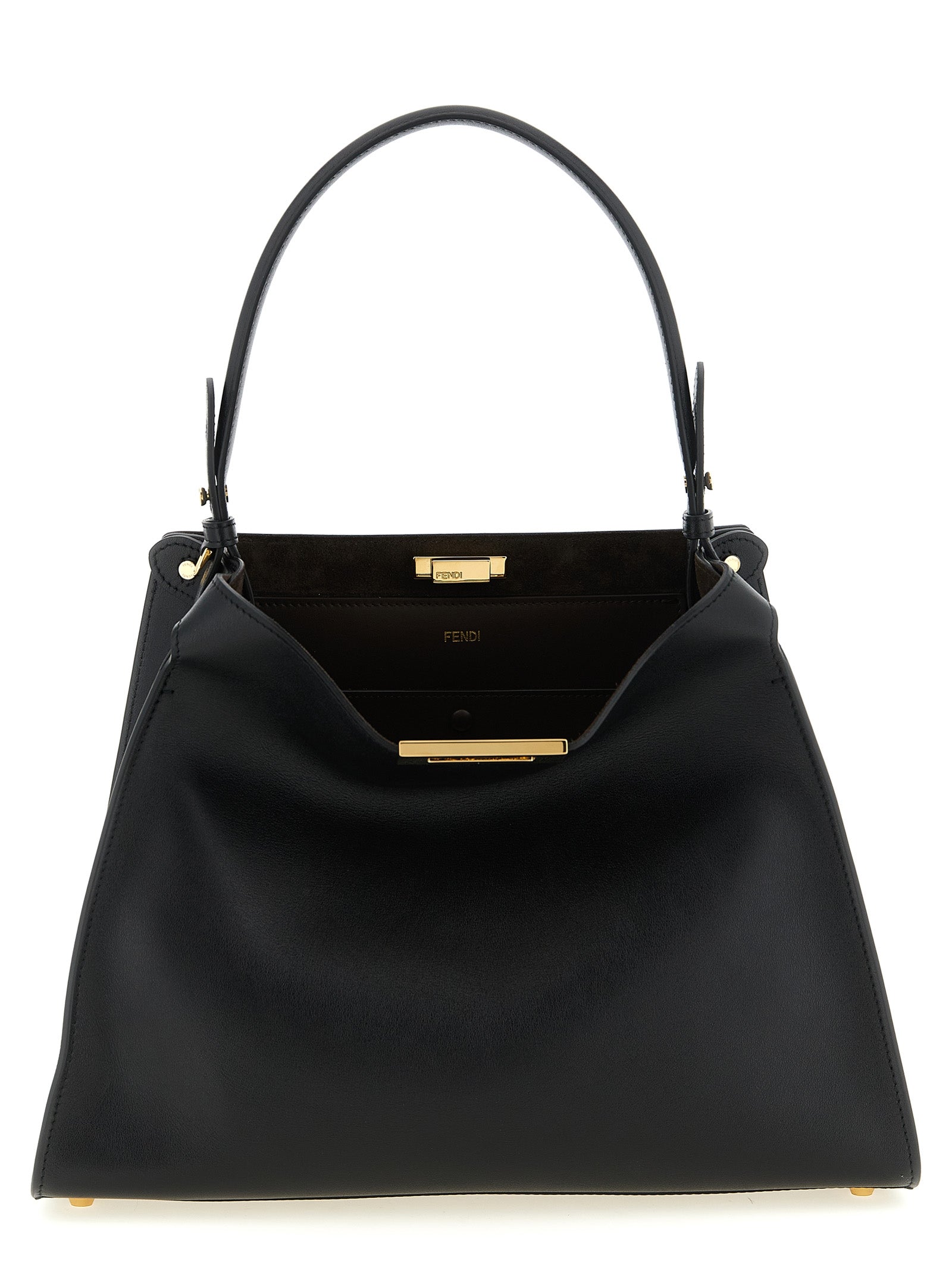 Black Calfskin Handbag Bag