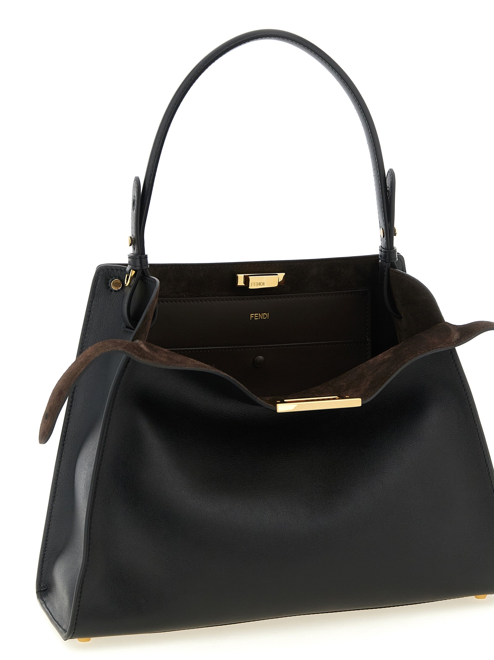 Black Calfskin Handbag Bag