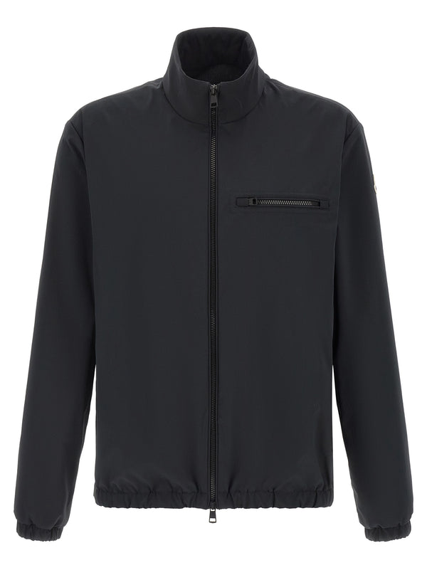 Moncler 64% polyester jacket in black