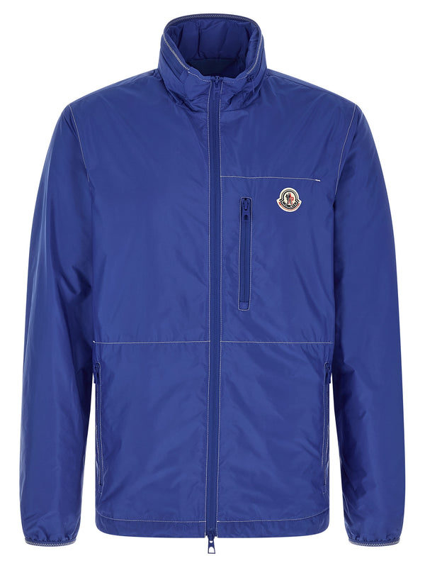 Moncler 100% Polyamide jacket in blue