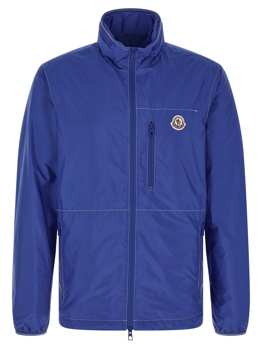 Moncler 100% Polyamide jacket in blue