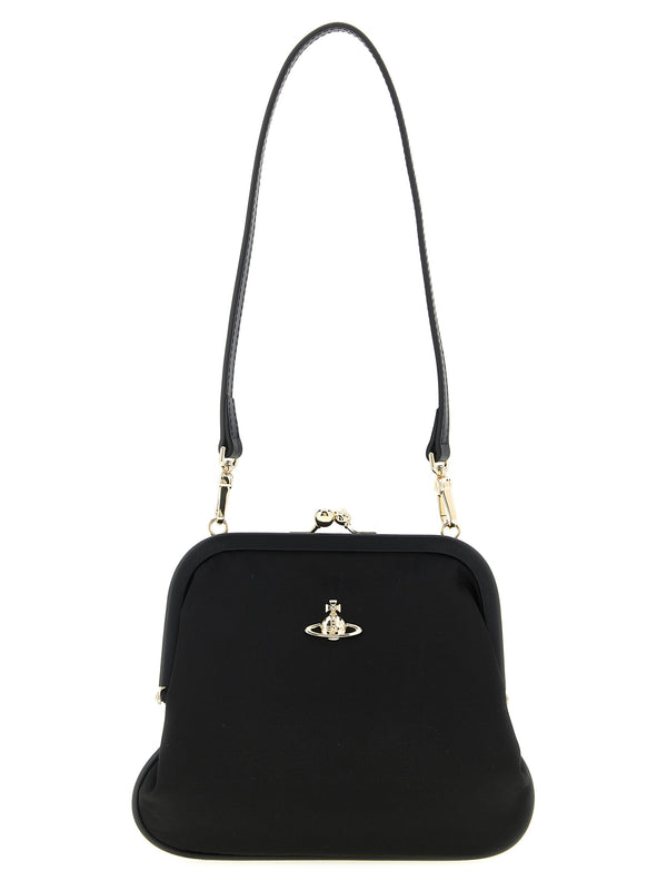 Vivienne Westwood 100% Viscose clutch in black