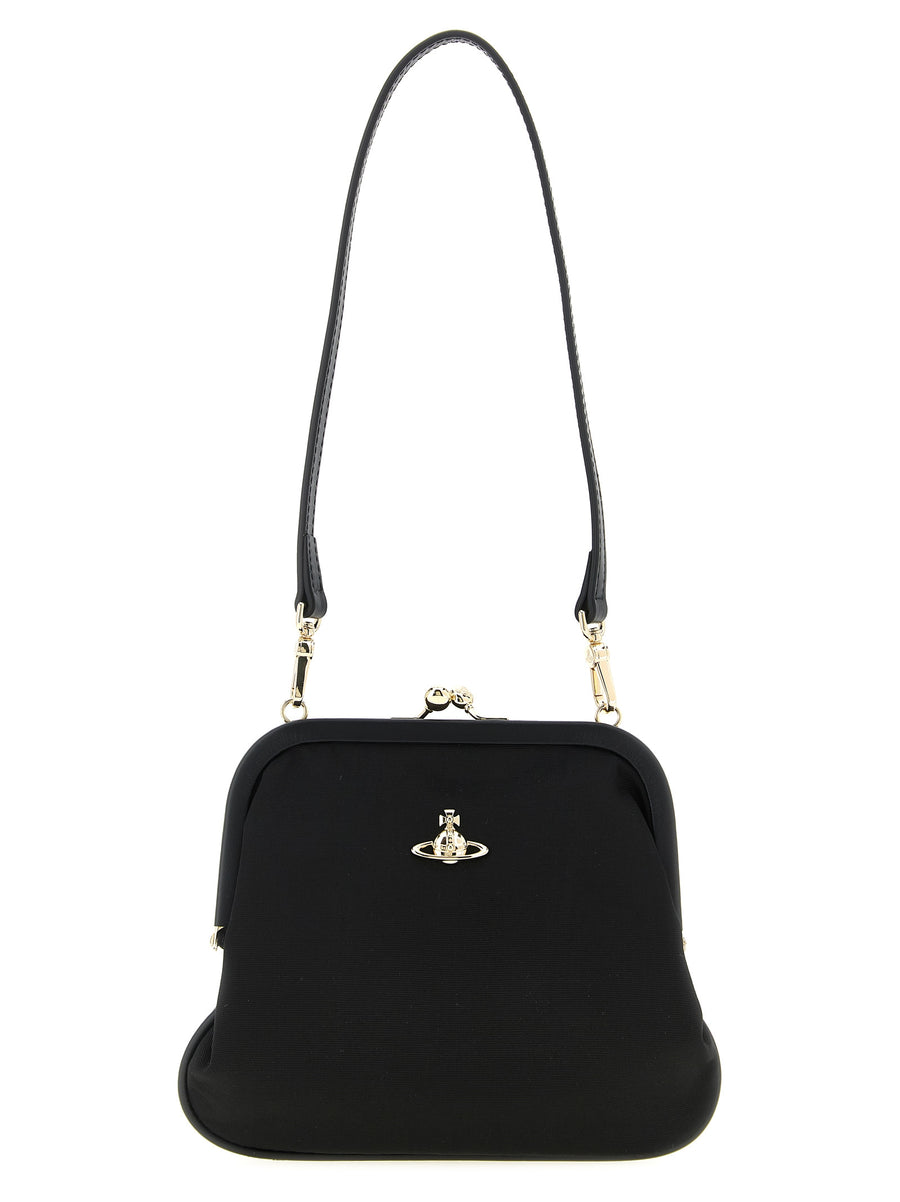 Vivienne Westwood 100% Viscose clutch in black