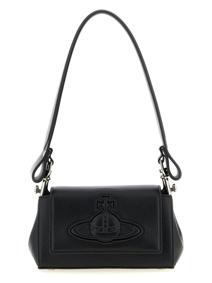 Black Polyethylene Shoulder Bag
