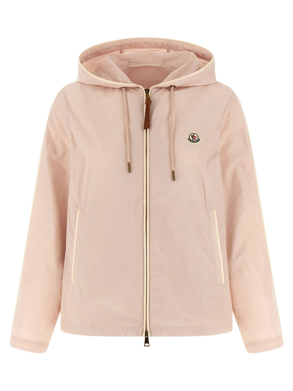 Moncler 63% polyester jacket in pink