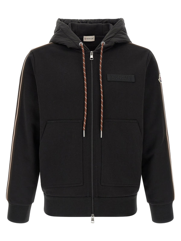 Moncler 100% polyamide body jacket in black