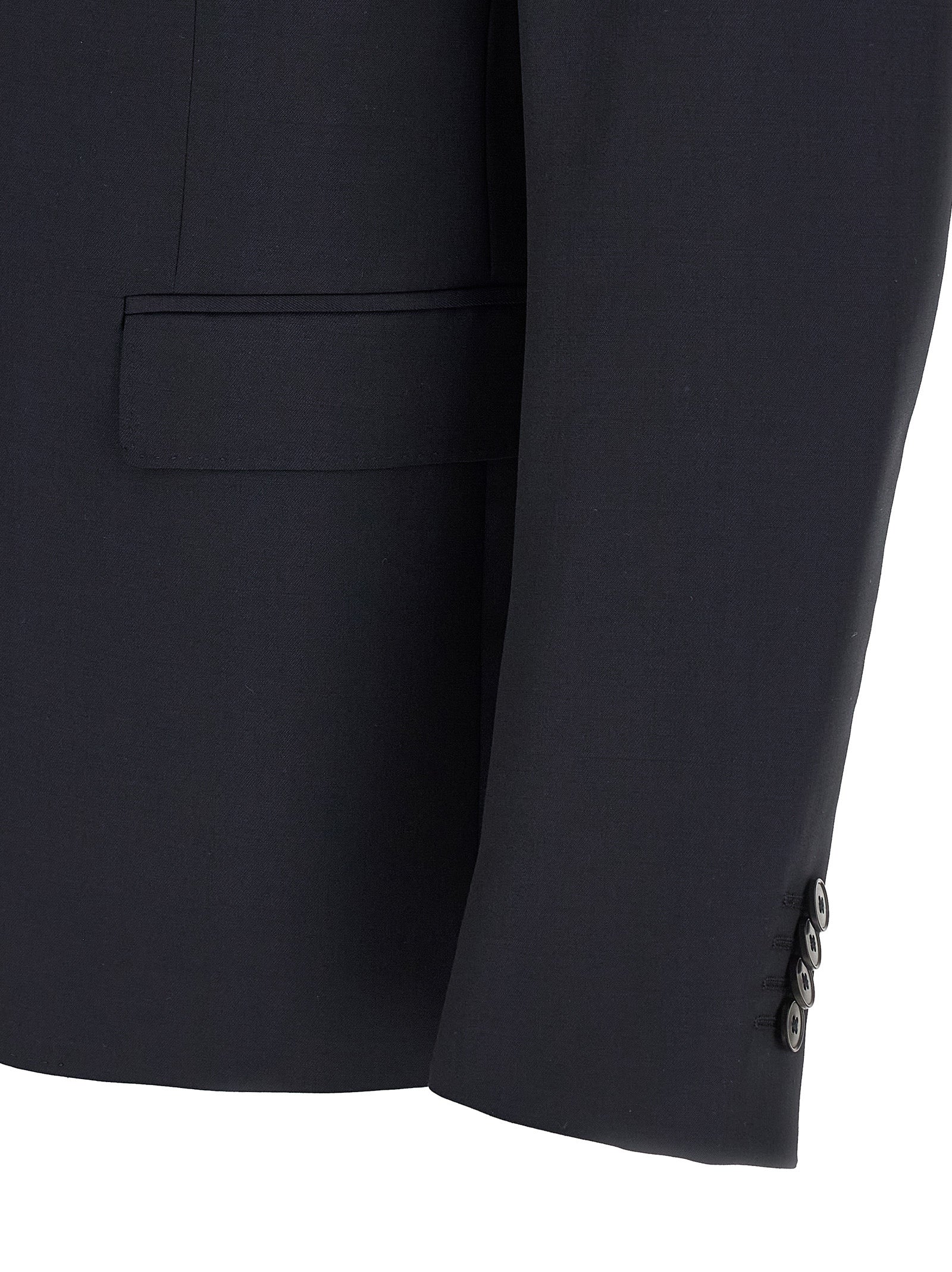 Zegna 84% Wool suit in navy — view 3