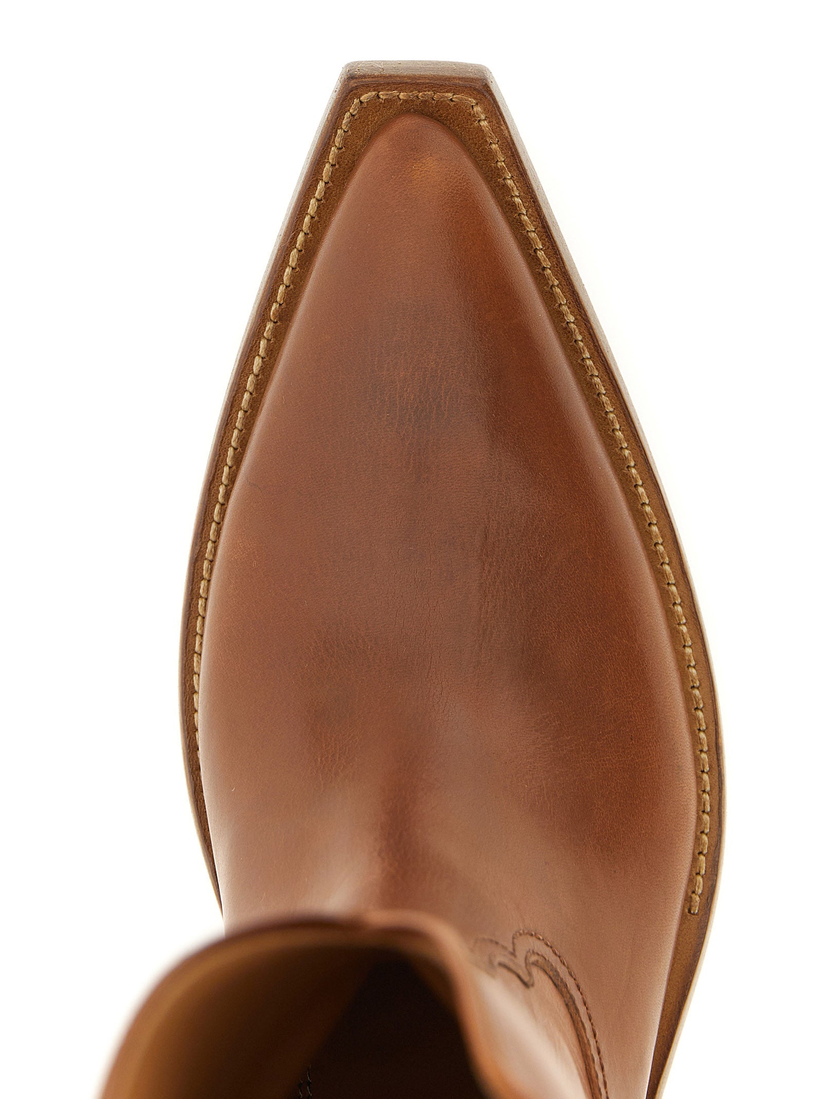 Maison Margiela 100% bovine leather (Bos Taurus) boot in brown — view 4