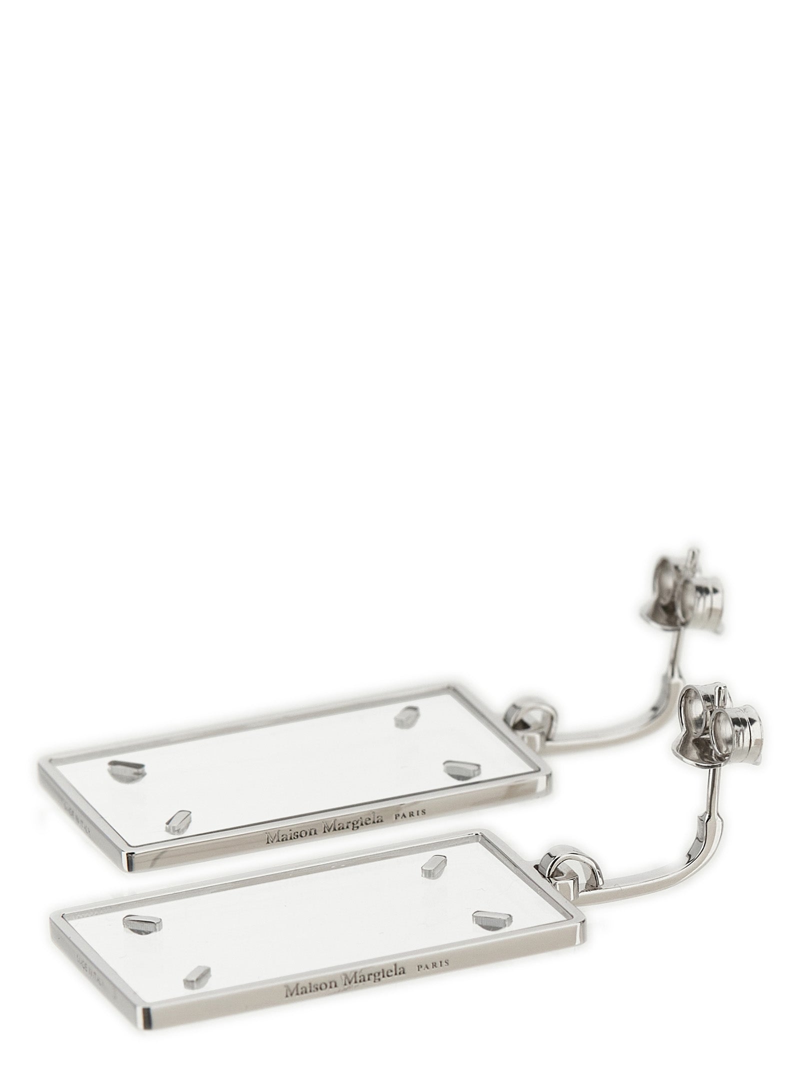Maison Margiela 100% Brass cufflinks in silver — view 2