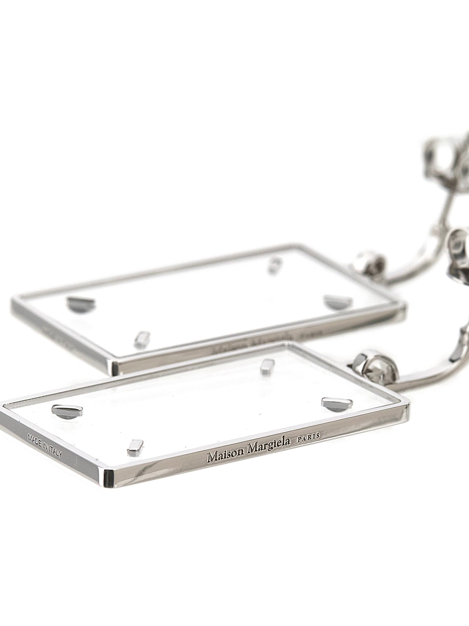 Maison Margiela 100% Brass cufflinks in silver — view 3