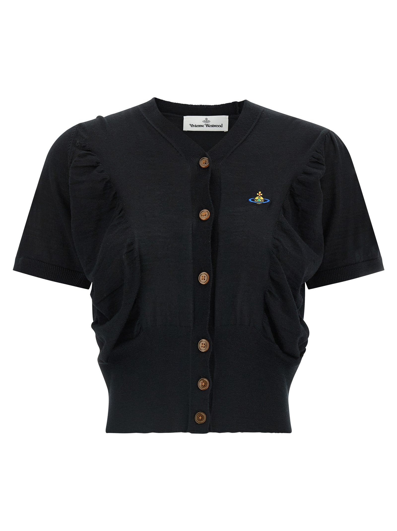 Vivienne Westwood 70% wool cardigan in black