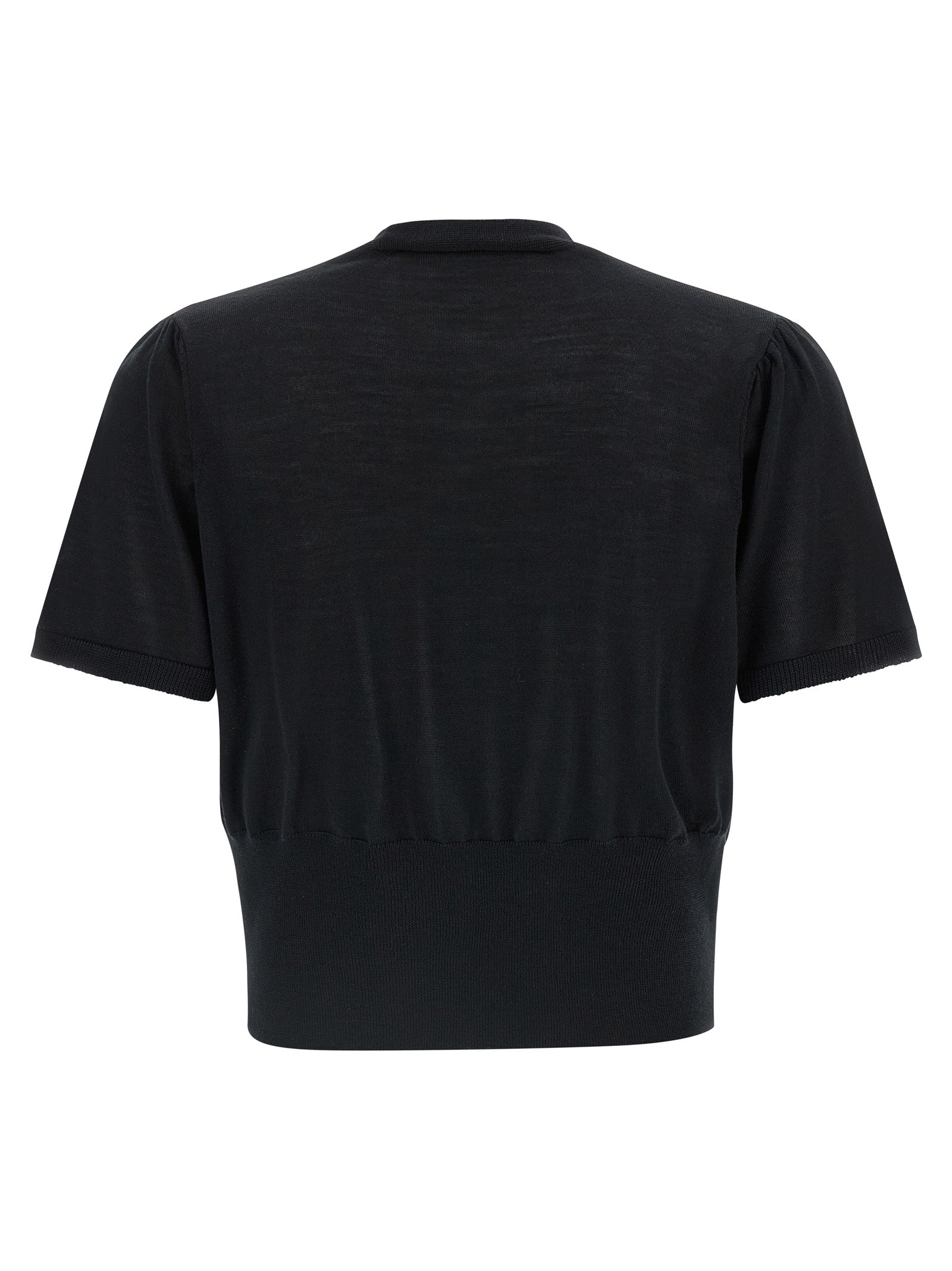 Vivienne Westwood 70% wool cardigan in black — view 2