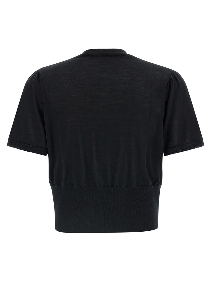 Vivienne Westwood 70% wool cardigan in black — view 2
