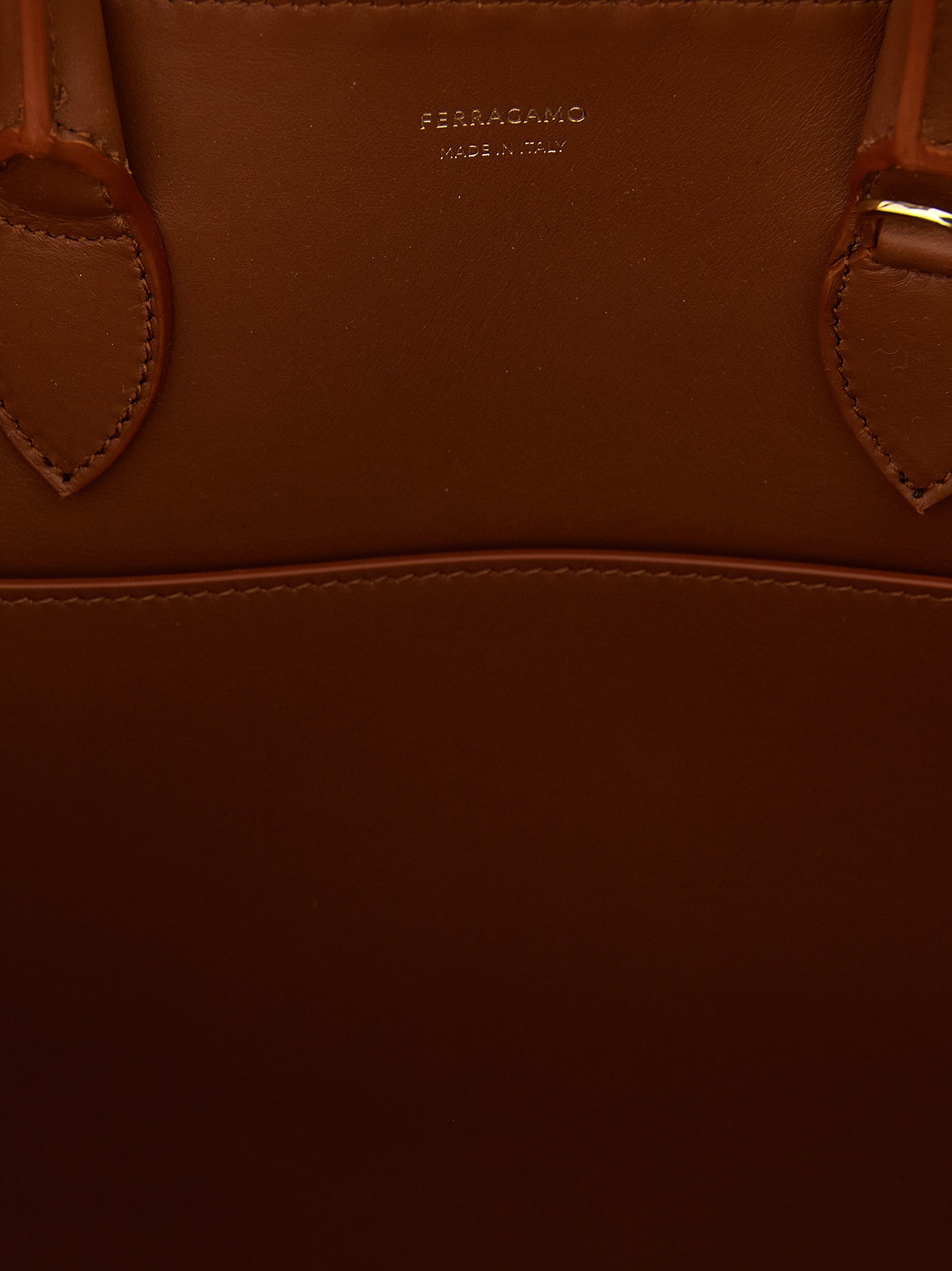 Brown Calfskin Handbag Bag