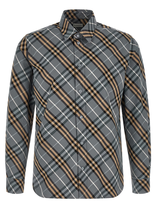 Burberry 100% Cotton shirt in gray