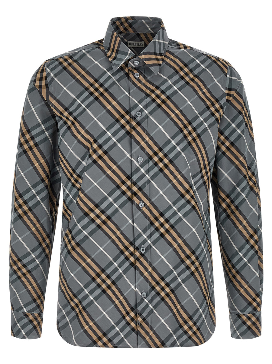 Burberry 100% Cotton shirt in gray