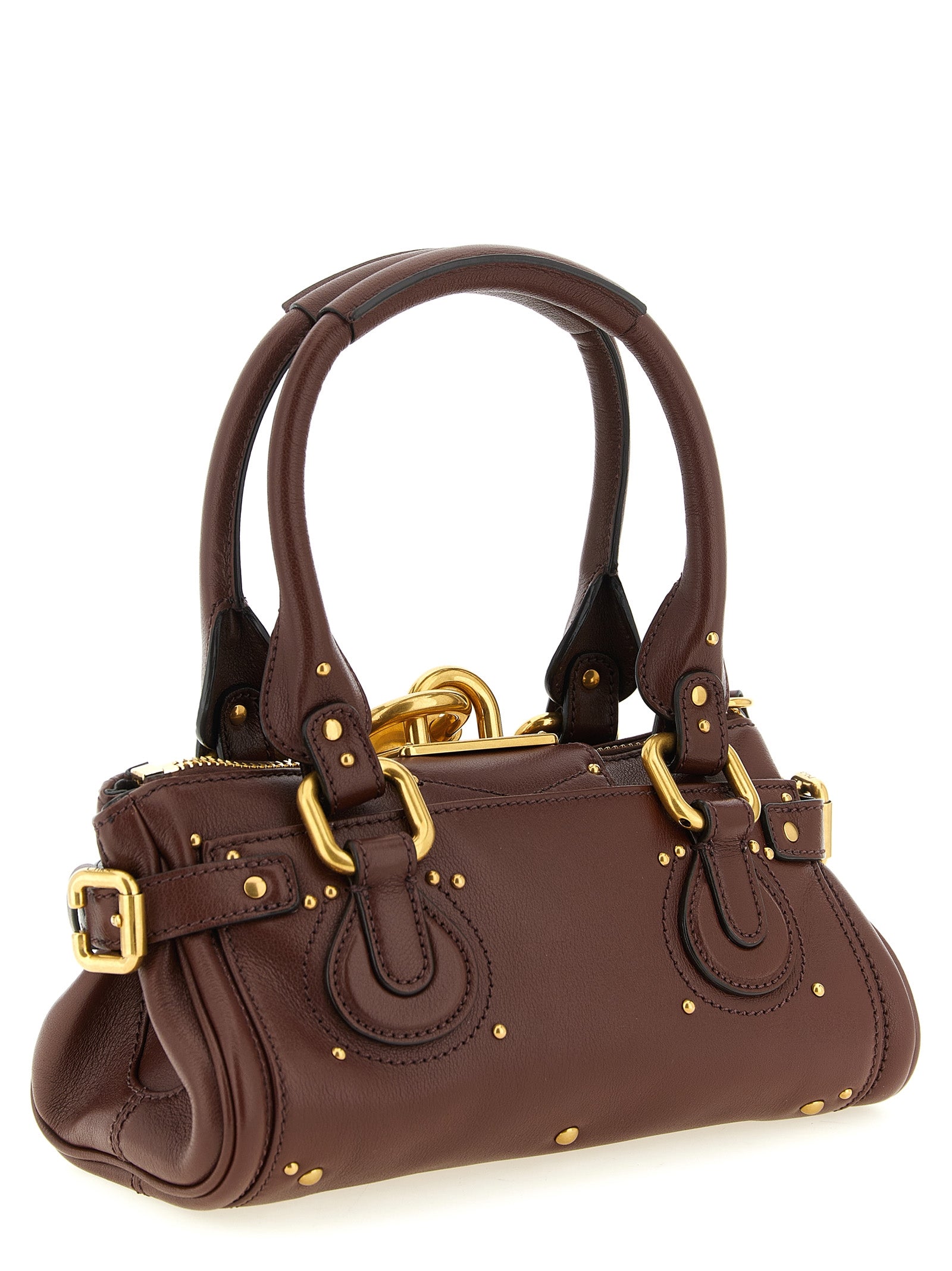 Brown Buffalo Leather Handbag Bag