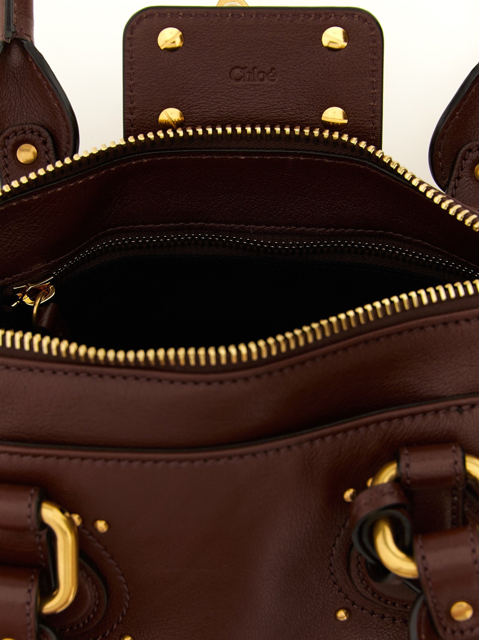 Brown Buffalo Leather Handbag Bag