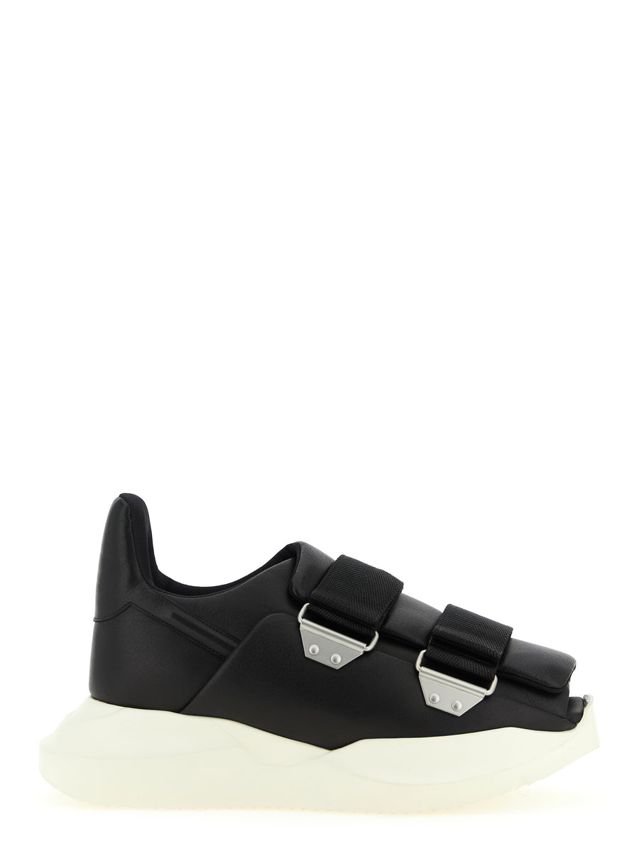 Rick Owens 100% calfskin leather (Bos Taurus) sneaker in black