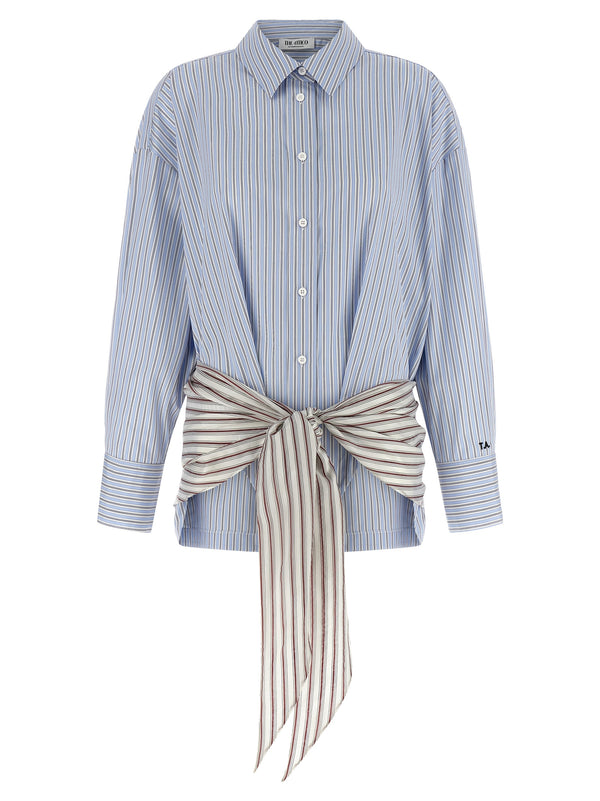 The Attico 100% Cotton shirt in blue