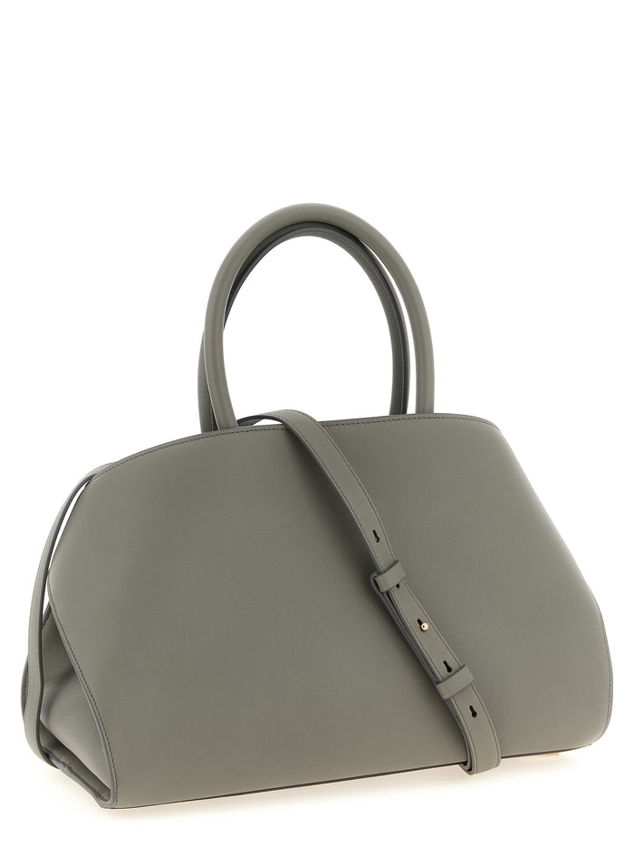 Gray Calfskin Handbag Bag