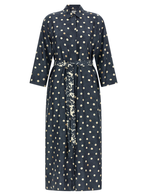 'S Max Mara 100% silk dress in navy