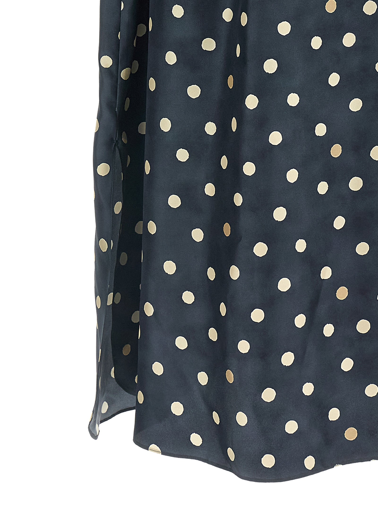 'S Max Mara 100% silk dress in navy — view 5