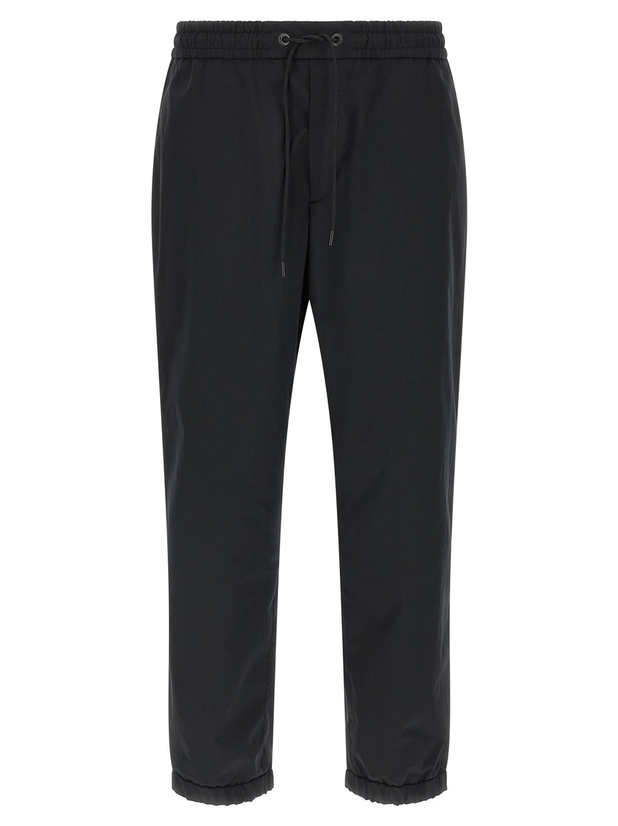 Moncler 64% polyester joggers in black