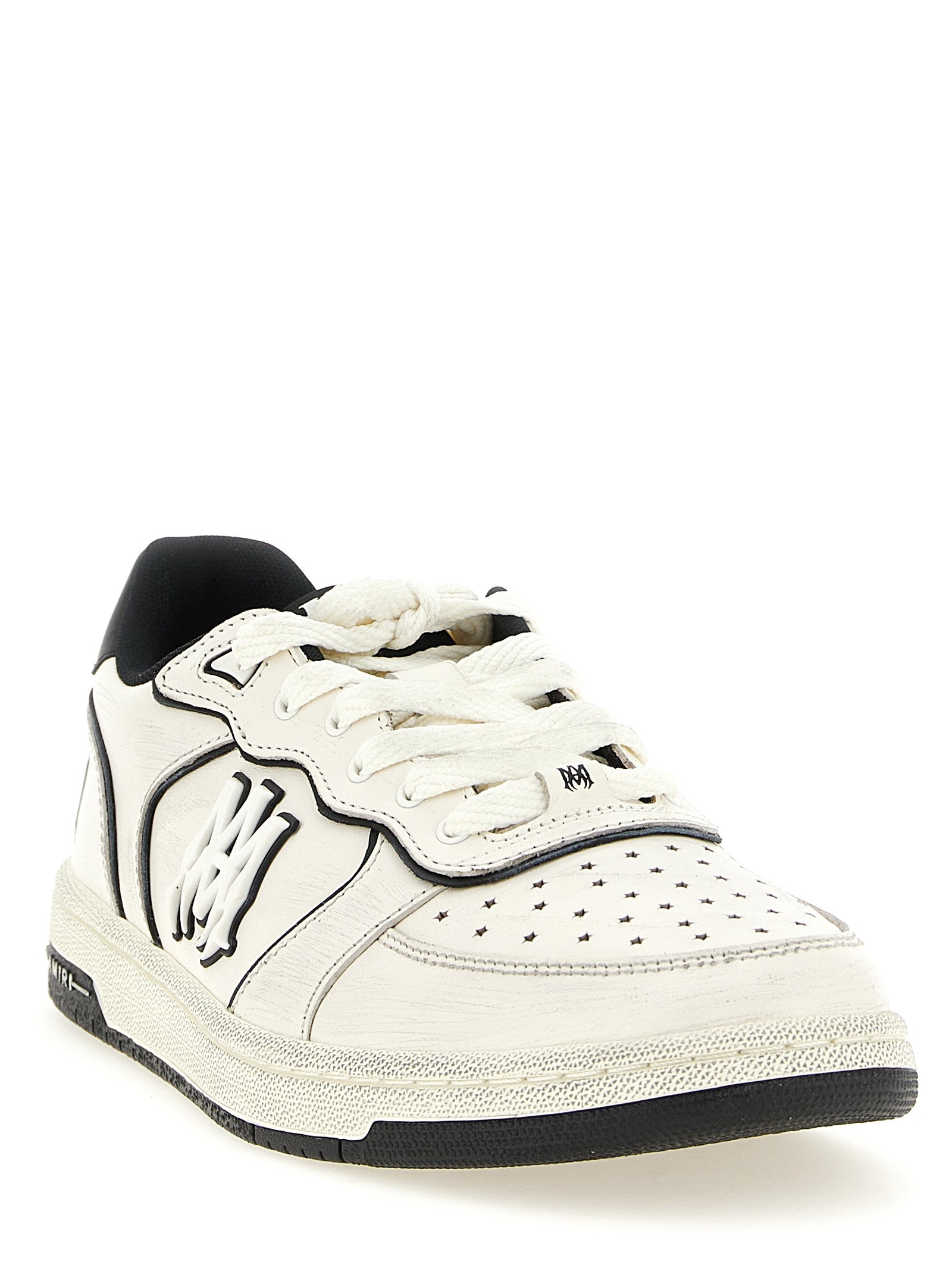 Amiri 100% bovine leather sneaker in white — view 2