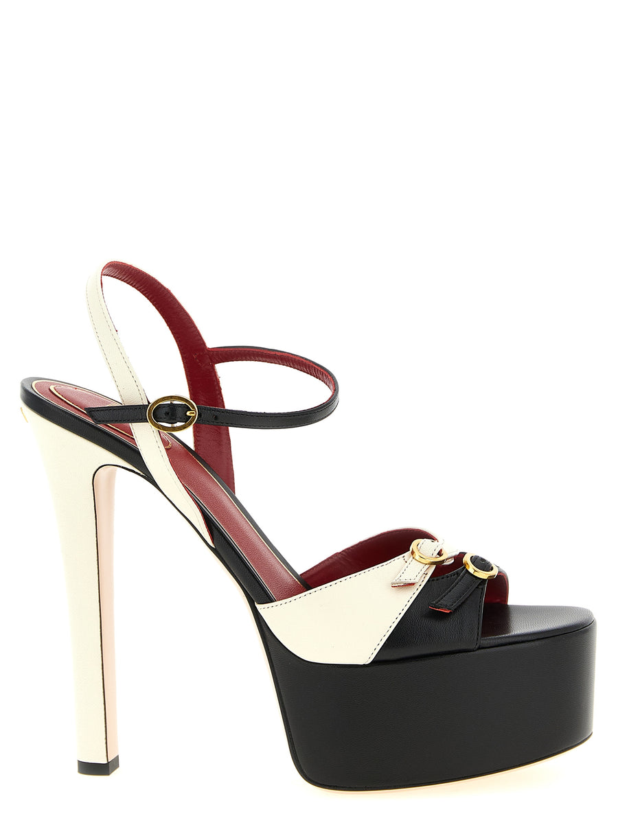 Valentino Garavani 100% Calfskin Leather sandal in white