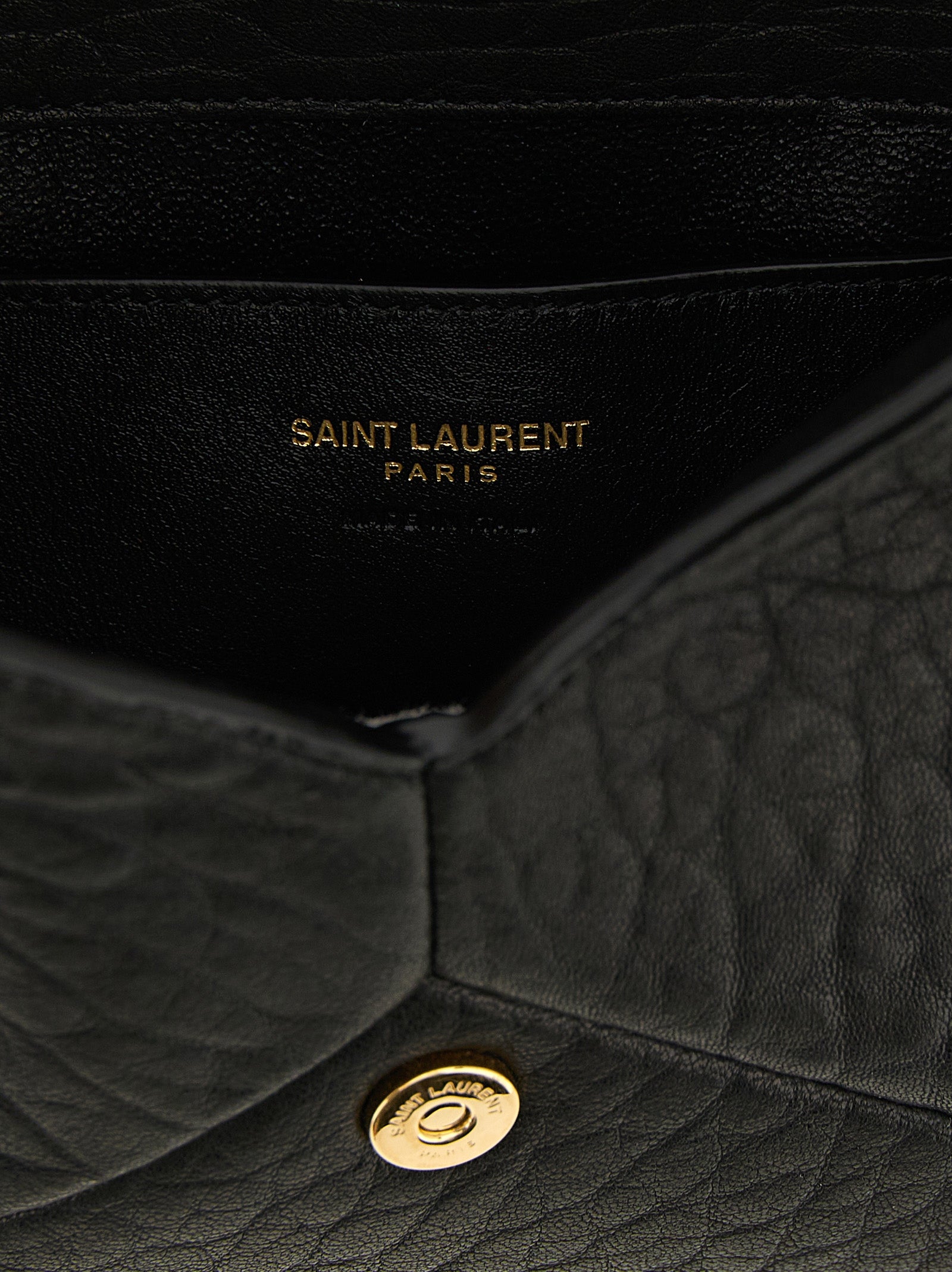 Black Lamb Leather Crossbody Bag