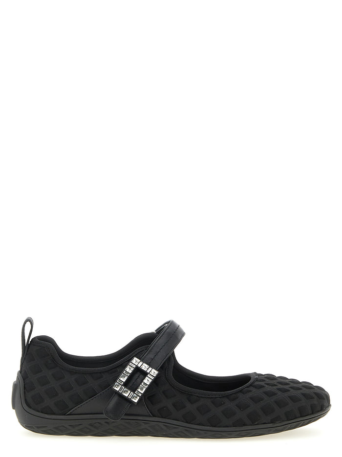 Roger Vivier 80% Polyamide ballet flat in black