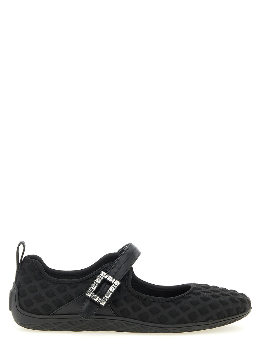 Roger Vivier 80% Polyamide ballet flat in black