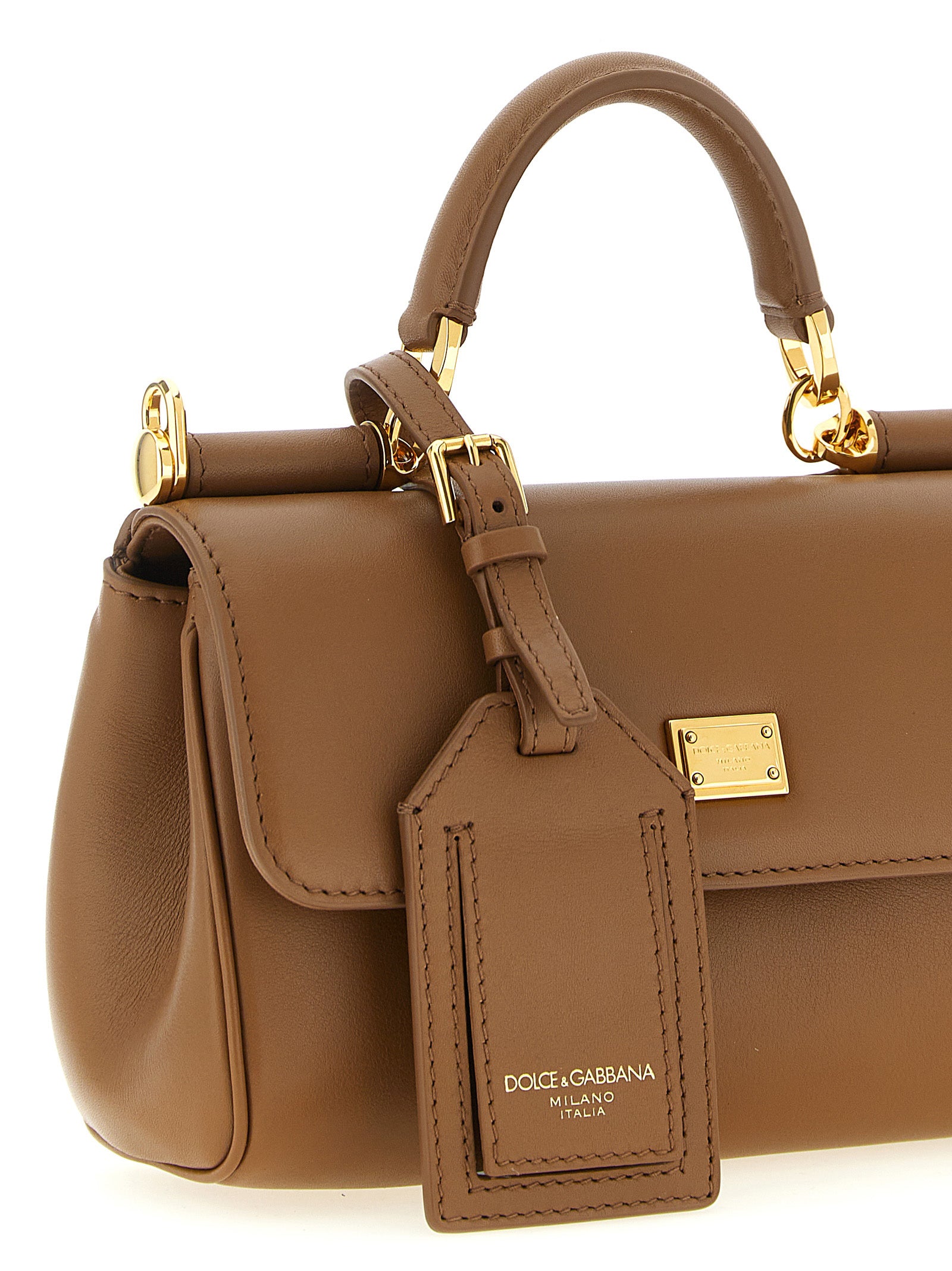 Brown Calfskin Handbag Bag