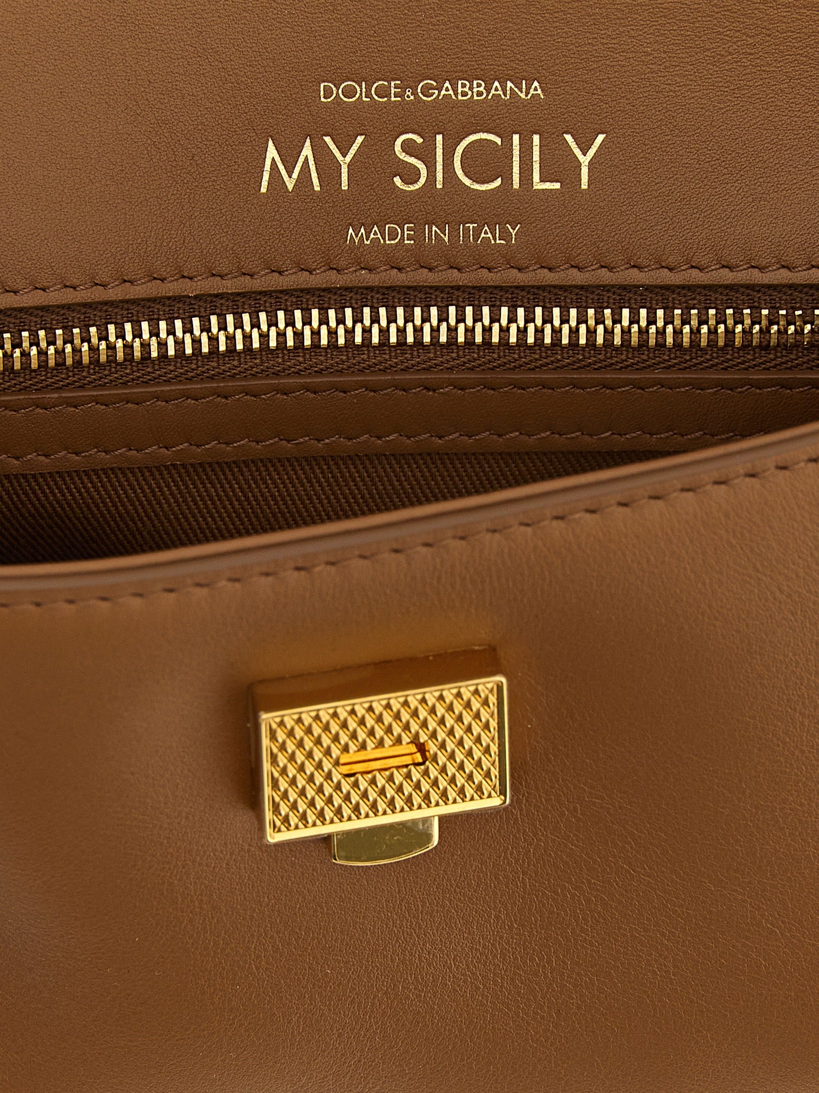 Brown Calfskin Handbag Bag
