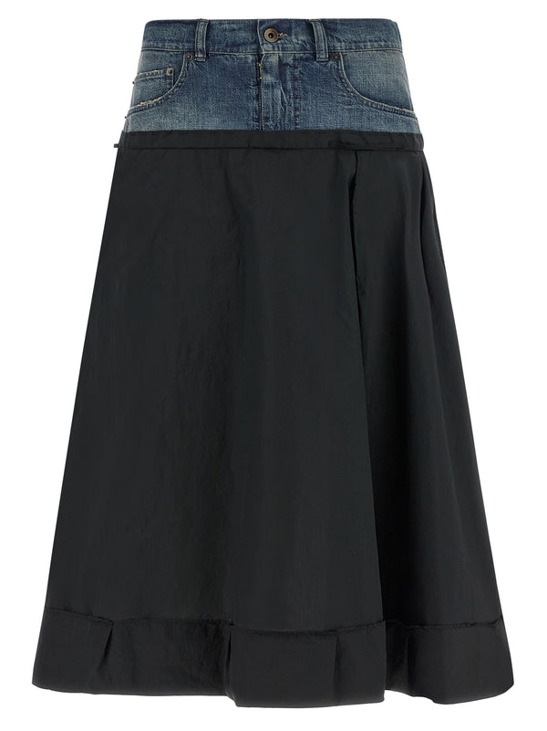 Maison Margiela 75% polyester skirt in multicolor