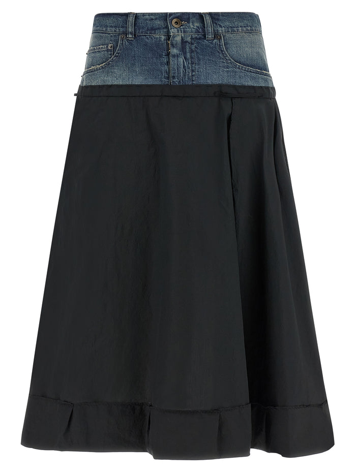 Maison Margiela 75% polyester skirt in multicolor