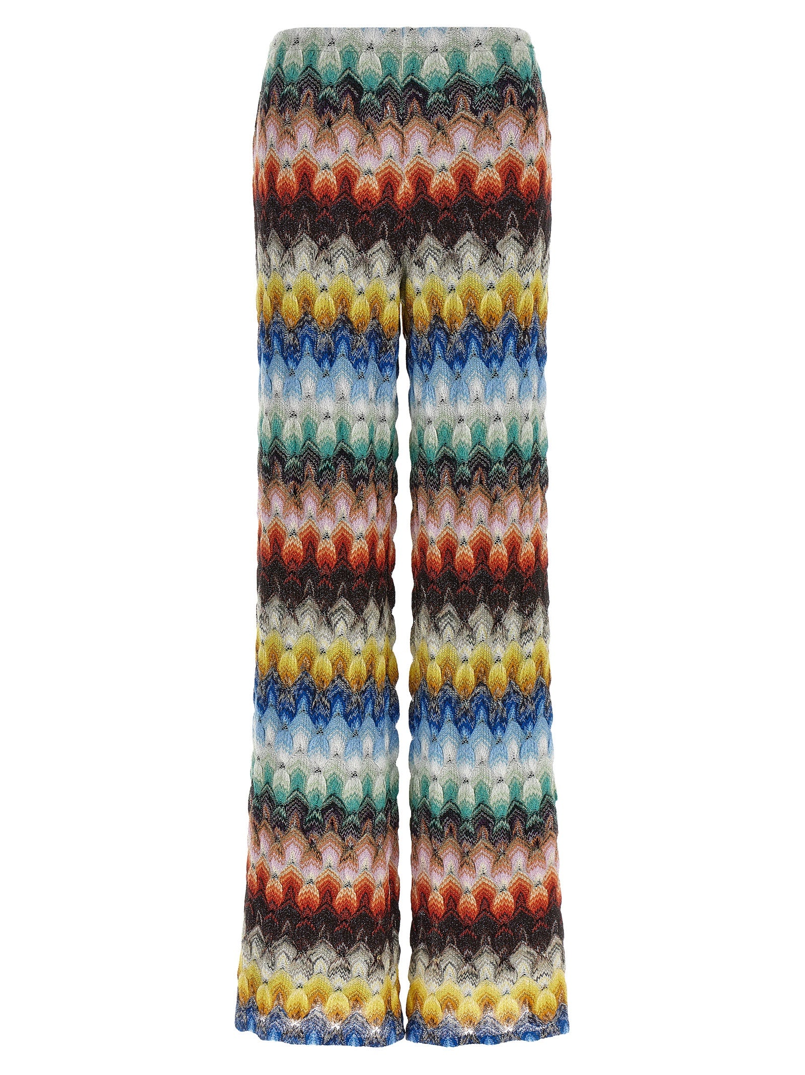 Missoni 85% viscose trousers in multicolor