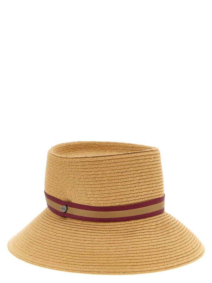Borsalino BO333351BM 100% paper fiber sun hat in beige — view 2