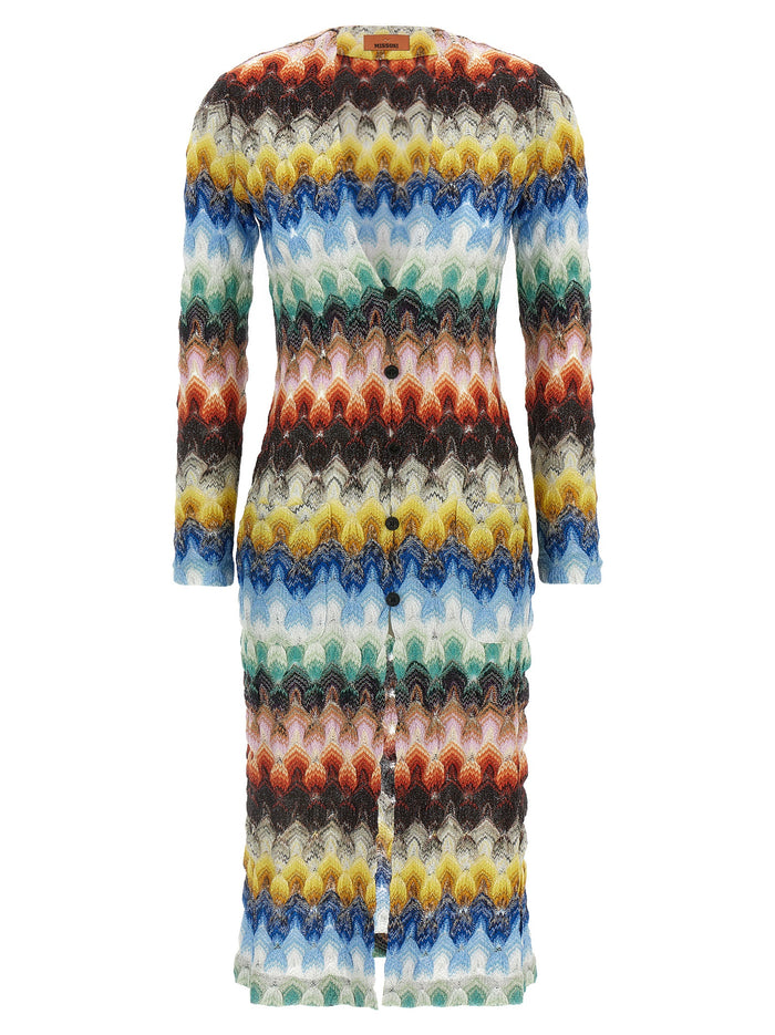 Missoni 85% viscose cardigan in multicolor
