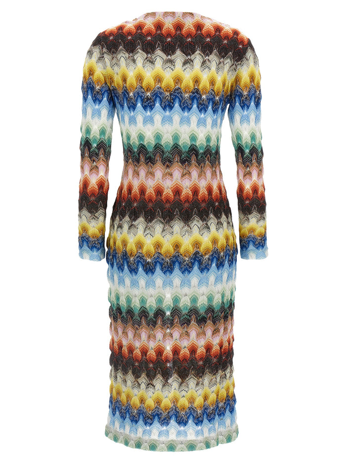Missoni 85% viscose cardigan in multicolor — view 2
