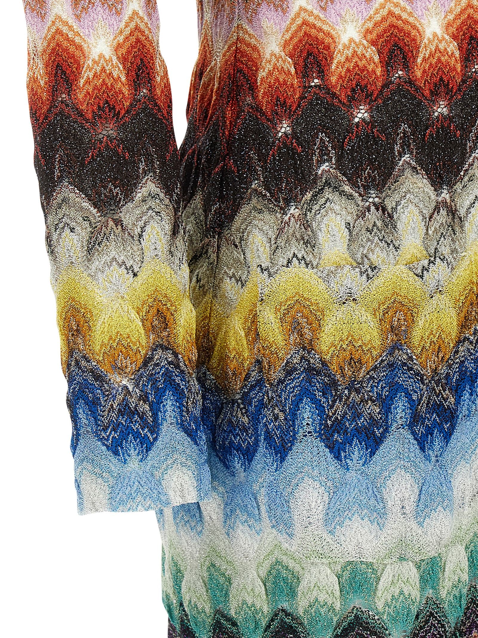 Missoni 85% viscose cardigan in multicolor — view 4