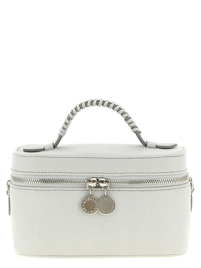Gray Polyester Crossbody Bag