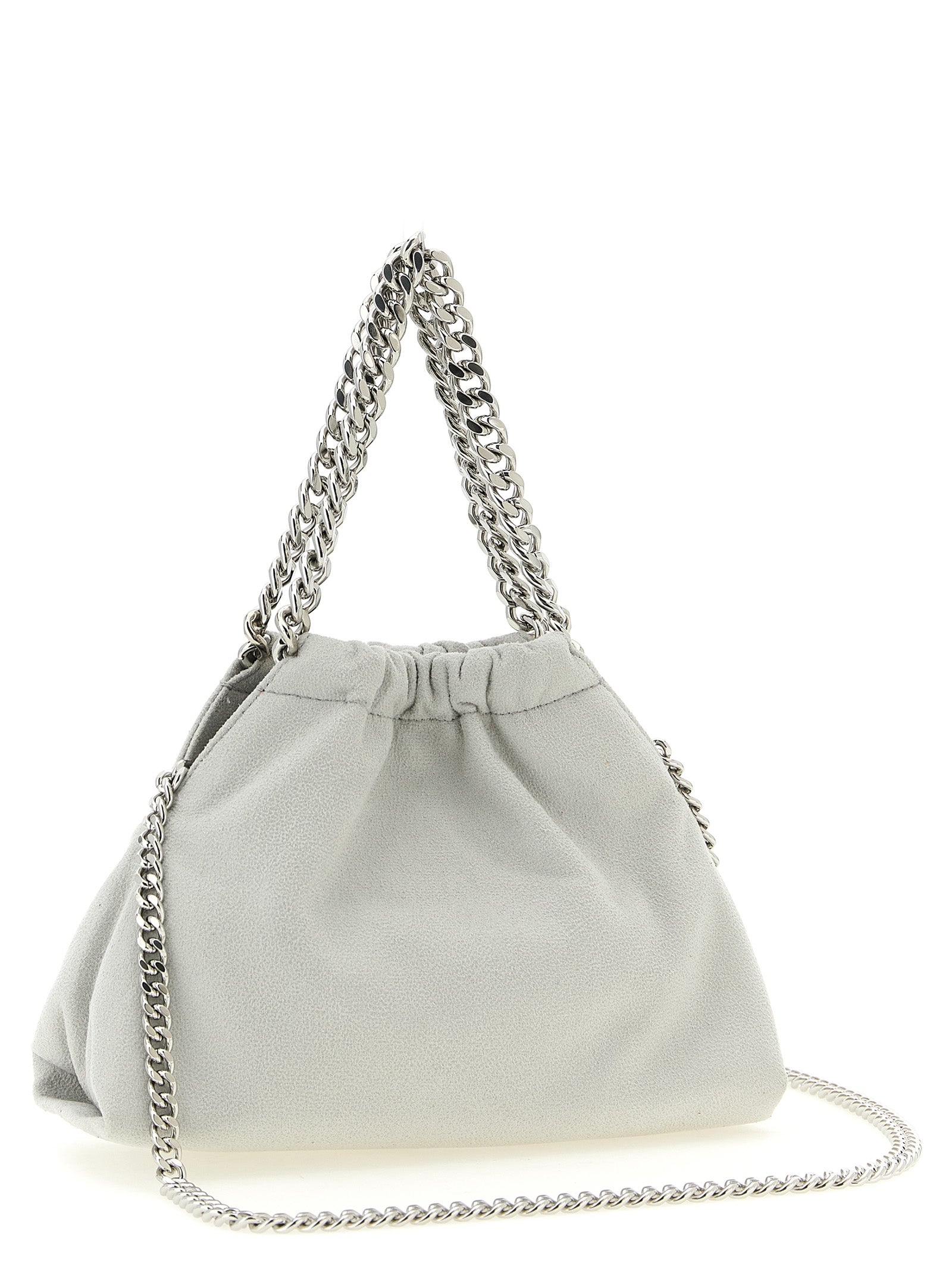 Gray Polyester Handbag Bag
