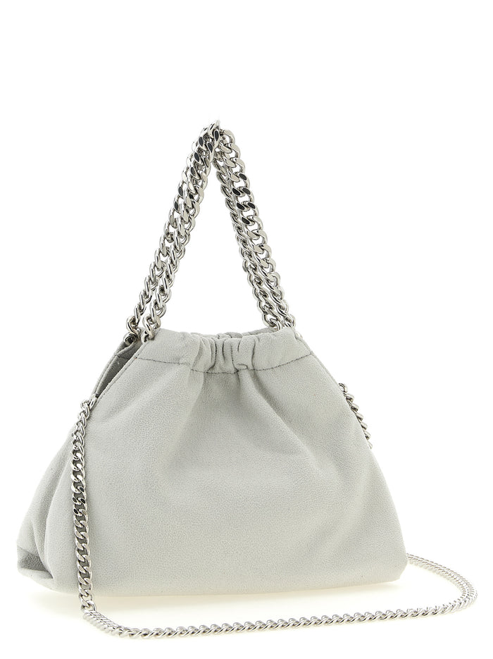 Gray Polyester Handbag Bag