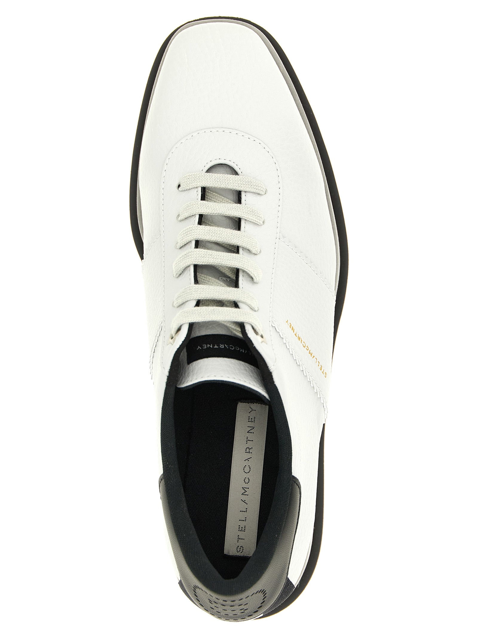 Stella McCartney 100% Polyurethane platform sneaker in gray — view 4