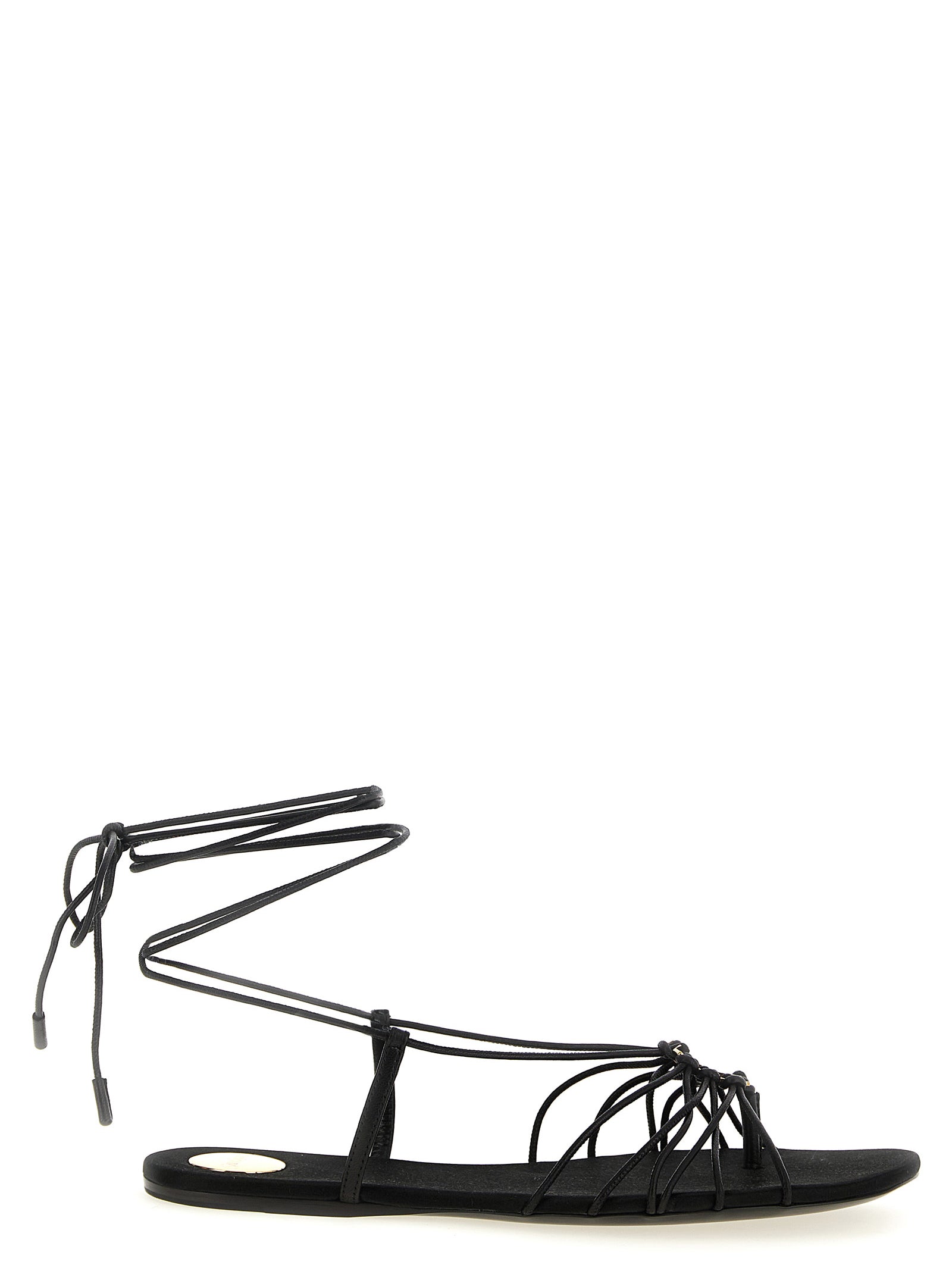 Saint Laurent 100% Lamb Leather sandal in black